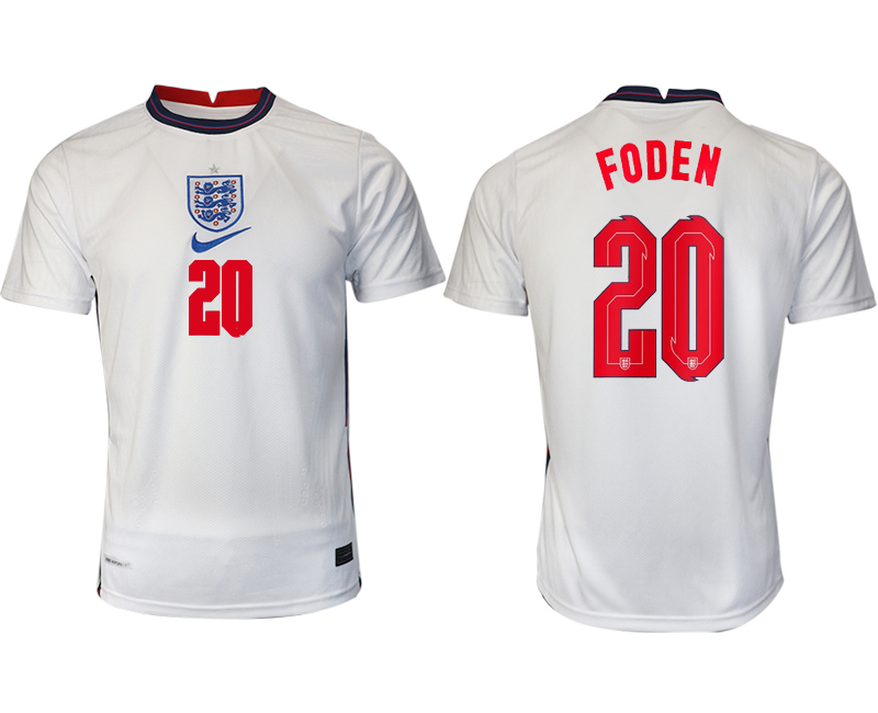 Cheap Men 2021 Europe England home AAA version 20 soccer jerseys